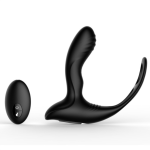 Prostate Massage Vibrator With Penis Ring P-spot Anal Plug Vibrator 12 Vibrating Mode Gay Adult Sex Toys for Man Couples - 图片 4