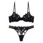 Manufacture INS Style Sexy Intimate Underwear Lingerie Wire Bra and Thongs Nightwear Teddy Lingerie Suit - 图片 4