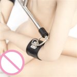 Spreader Bar Restraints Bondage With Handcuffs Wrist Cuffs Black for Couples Detachable Restraints BDSM Tube - 图片 4