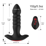 App Control Anal Plug Vibrator Sex Toy for Men Women Other Sex Products 7 Thrusting Vibrating Modes Prostate Butt Plug - 图片 4