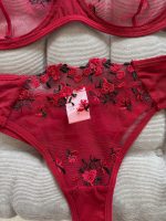 Night Sexy Women 2 Piece Floral Embroidery Sexy Lingerie Underwear Set - 图片 4