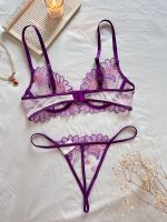 Elegant Honeymoon Gift Sexy Nighty Underwear Set Party Club Night Women Romantic Lingerie Set - 图片 4