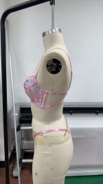 Women's Sexy Underwire Push-Up Lingerie Set Single-Layer Lace with Embroidery Jersey Fabric Thin Style Underwear - 图片 4