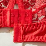 Wholesale Women Eyelash Black Lingerie Lace Sexy Bikini Two Piece Set Bra and Thongs Sets Sex Erotic Lingeries Set - 图片 4