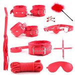 Manufacturer Wholesale Full 10-Piece Set Couple Sex Toys Bondage Handcuffs Adult Sex Toys - 图片 4