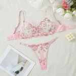 Factory Design Sexy Lingerie Woman's Bra Bowknot Sexy Lingerie Underwear Two Piece Female White Set Women's Erotic Lingerie Suit - 图片 4