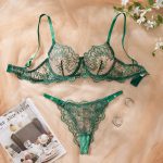 Manufacturers Sexy Lingerie Woman's Bra Bowknot Sexy Lingerie Underwear Two Piece Female White Set Women's Erotic Lingerie Suit - 图片 4