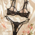 Factory Cheap Price Woman High Quality G-String Sets Luxury Lace Women's Sexy Underwear Lingerie for Women Lingerie Set - 图片 4