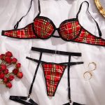 Women's Sexy Lace Erotic Lingerie Set Underwear Bra Panties for Summer - 图片 4