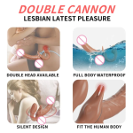 Female Double Head Dildo Strong Vibration Sex Game Vibrator Dildo Sex Shop Dildo for Women - 图片 4