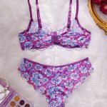 Women's Sexy Solid Patchwork Lingerie Set with Lace Decoration Summer Fashion G-String Underwear for Ladies - 图片 4