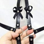 Leather Harness Bondage Lingerie Buttocks Erotic Leg Harness Lingerie Sex Toy Leather Strap on BDSM - 图片 4
