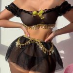 Hot Sale Women's Lace Embroidery Lingerie Set Sexy Mesh Bra Thong Floral Bras and Panties Sets Seduction Bodysuits Underwear - 图片 4