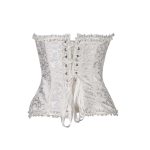 A Best-selling Waist-cinched, Flower-trimmed Ribbon Jacquard Corset and Top for Slimming and Shaping the Abdomen - 图片 4