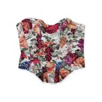 Jacquard Satin Lace Court Lady Fishbone Top, Body-shaping Garment, Waist-cinching Corset, Body-shaping Top - 图片 4