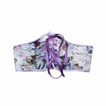 A New Style of European and American Court Corset with a Belt for Tummy and Waist Cinching, Printed Belt and Zipper Shaping Top - 图片 4