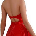 A Popular European and American Erotic Chain Uniform, Dress, Sexy Halter Neck, Dark Game Short Skirt Set - 图片 4