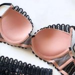 A New French Bra Adjustment Solid Color High-end Look, Small Bust to Show Off, Gathering Lace Sexy Lingerie Set - 图片 5