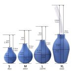 89mL/160ml/220ml/310ml Enema Rectal Shower Silicone Ball Vaginal Anus Douche Enema Bulb Anal Cleaner Enema Adult Sex Products - 图片 5