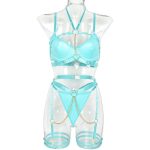 A Best-selling of European and American Adult Lingerie, Featuring a Chain, Neckband, Waist Belt and Steel Ring - 图片 5