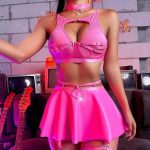 European and American Best-selling Lace Halter and Ankle Strap Sexy and Romantic Lingerie Set, Sexy Bra Set - 图片 5