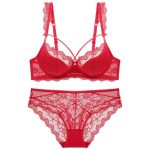 European and American Romantic and Sexy Underwear, Large Chest and Small Look Bra Set, Sexy Lace Thin Bra Set - 图片 5