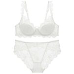 A Popular French Sexy and Romantic Mesh Women's Lingerie Set From Europe and America, a Breathable and Lace Bra Set - 图片 5