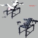 BDSM Furniture Open Leg Spreader Restraint Handcuffs Large Sex Furniture Love Sofa Erotic Bondage Sofa Chair With Sex Machine - 图片 5