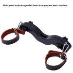Sex Furniture Bondage BDSM Wooden Testicle Squeezer With Handcuffs Scrotum Elongation Clip Ball Stretcher Scrotal Fixture Male - 图片 5