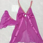 Manufacturers Women's Nightdress Transparent Seductive Halter with Lace Trim Embroidery Lingerie Sleepwear Free Size Nightdress - 图片 5