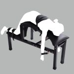 BDSM Restrained Binding Stool Sex Chair With Handcuffs Ankle Cuffs Slave Tuning Posture Fixed Forced Orgasm Bench Sex Furniture - 图片 5