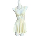 High Quality Womens Erotic Hollow Out Underwear Transparent Lace Embroidery Nightie Lingerie Sexy Womens Pajamas Nightdress - 图片 5