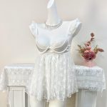 Sexy Vneck Backless Ice Silk Pajamasloose Comfortable Breathable and Sheer Sexy Nightgown for Women - 图片 5