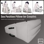 Bondage Furniture Dildo Mount Multi-functional Couples BDSM Sex Furniture Inflatable Sex Cushion with Handcuffs - 图片 5