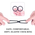 Thick Training Locking Rings Dildo Sleeve Penis Ring Adult Product Sex Toys for Man Male Cock Ring - 图片 5