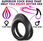 Cock Ring on for Men Delay Ejaculation Erection Sex Shop Toys for Couple Sextoy Penisring Man Enlarger Silicone Penis Ring - 图片 5