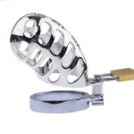 Chastity Device Locked Cage Male Cock Cage Sex Toy Rings Chastity Cage - 图片 5