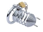 Metal Chastity Device Male Comfortable Virginity Lock Chastity Belt With Small Penis Cage - 图片 5
