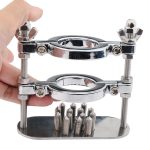 Stainless Steel Scrotum Pendant Ball Stretcher Magnetic Lock Bird Penis Ring Heavy Metal Weights Pleasure Sex Toys Men - 图片 5