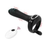 2 in 1 Vibrating Cock Ring With 10 Modes, Men's Penis Rings Vibrators for Men - 图片 5