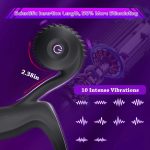 Snail Shape Penis Ring Spiral Head Cock Ring Sleeve Sex Toys G Spot Stimulation Vibrator Cock Rings for Men - 图片 5