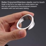 Stainless Steel Male Cock Ring Glans Ring Metal Penis Ring Delayed Ejaculation Increase Stimulation Sex Toys for Men - 图片 5
