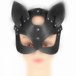 Manufacturer Wholesale Sexy Fox Mask Leather Eye Mask Restraint Device for Role-Playing & Adult Sex Toys - 图片 5