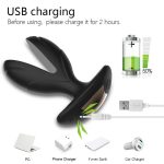 Vibrating Plug With Electric Shock Pulse Vibrator, Vibrator Prostate Massager Dildos for Men Vibradores - 图片 5