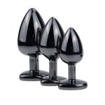 Klein Medium Large Analplug Set Anal Butt Plug Mit Kristall Diamant Buttplug - 图片 5