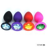 Silicone Butt Plug With Crystal Base Women and Men for Option Tease the Back Court Plug for Woman - 图片 5