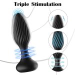Wireless Remote Control Vibrating Anal Plug Male Wearable Silicone Butt Sex Anal Toys for Adults Vibrator Prostate Massage - 图片 5