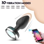 Remote Control Color Change Vibrating Anal Butt Plug Sex Toy Light up Anal Plug for Women With Light Vibrator - 图片 5