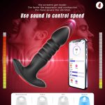 Anal Plug Vibrator App Control Sex Toy for Men Women 7 Thrusting Vibrating Modes Prostate Massager Butt Stimulator - 图片 5