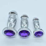 Dildos Shaped Butt Plug Sex Toy Metal Anal Plugs Men Plug Anal Trainer for Man Dildo Erotic Massager Stimulator Anal Trainer - 图片 5